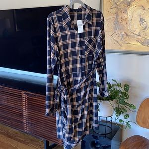 Sanctuary plaid shirt dress